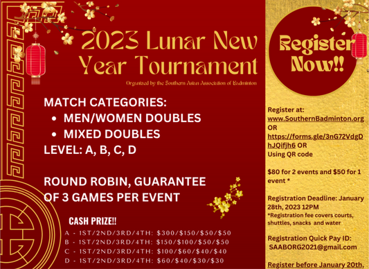 Lunar New Year Badminton Open Tournament