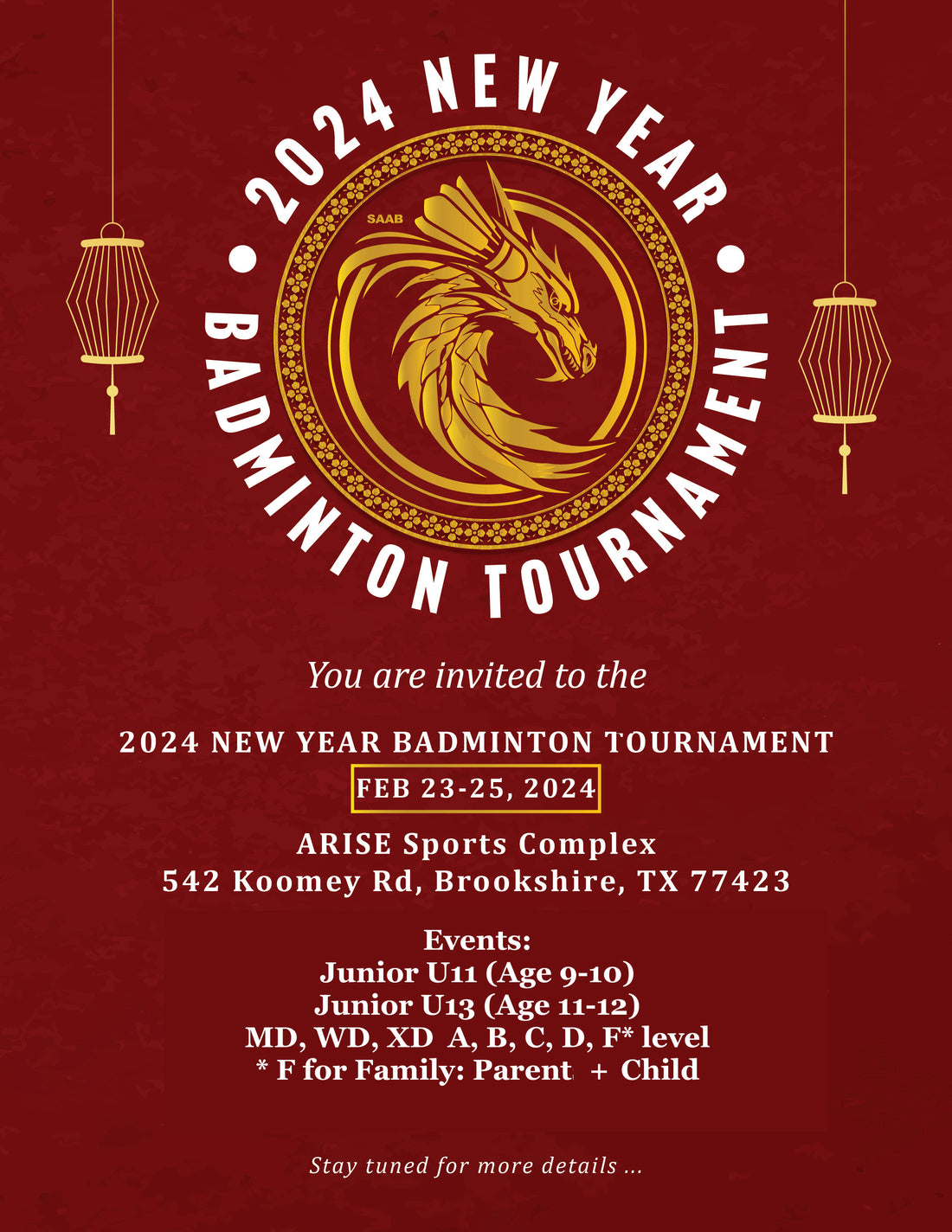 2024 Lunar New Year Tournament (Feb 23-25)